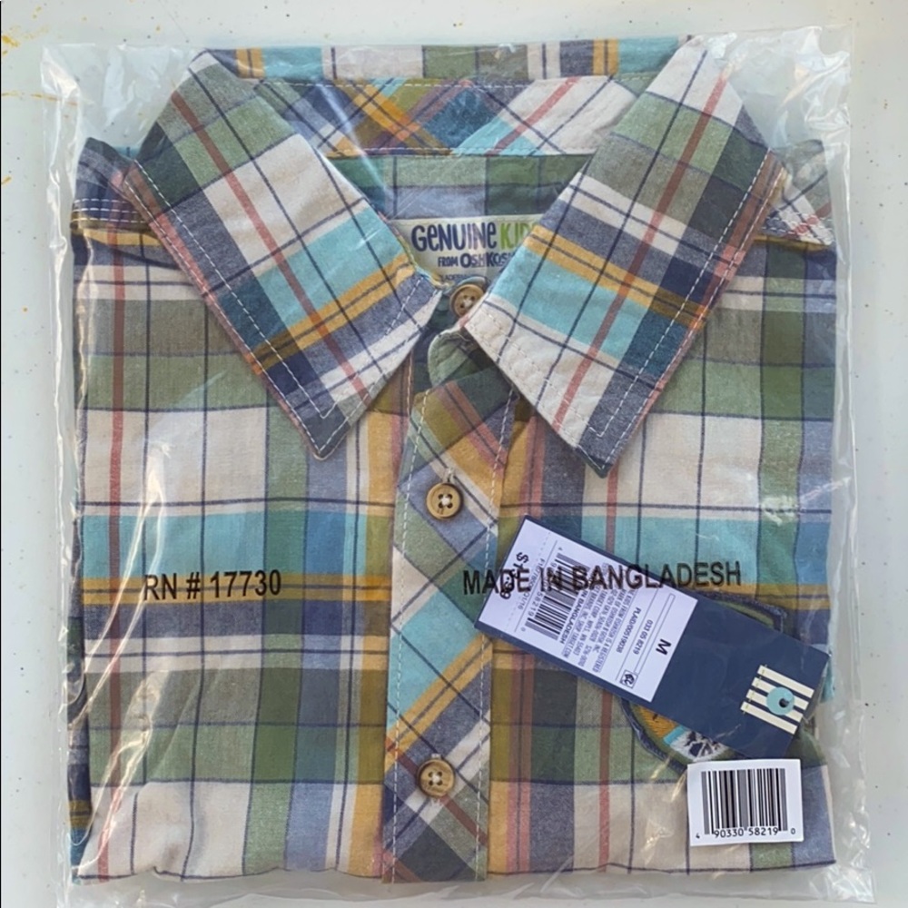 Boy Oshkosh button up shirt